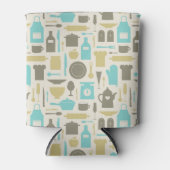 Rafraîchisseur Pour Canette Motif Des Outils De Cuisine (Devant)