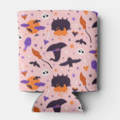 Rafraîchisseur Pour Canette Motif d'Halloween mou et rose (Dos)