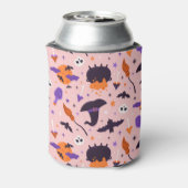 Rafraîchisseur Pour Canette Motif d'Halloween mou et rose (Can Dos)