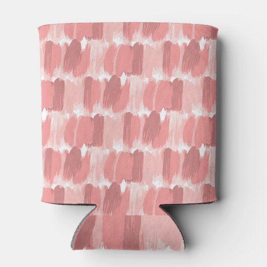 Rafraîchisseur Pour Canette Motif d'huile de pinceau rose (Dos)