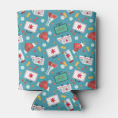 Rafraîchisseur Pour Canette Motif d'icône Médicale (Dos)