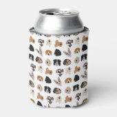 Rafraîchisseur Pour Canette Motif d'illustration du visage de chien mignon (Can devant)