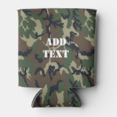 Rafraîchisseur Pour Canette Motif du camouflage vert militaire (Devant)