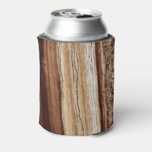 Rafraîchisseur Pour Canette Motif du grain de bois