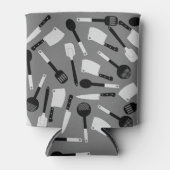 Rafraîchisseur Pour Canette Motif d'ustensiles de cuisine (Devant)