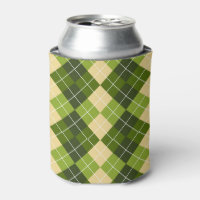 Motif élégant Argyle en losange vert et jaune
