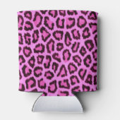 Rafraîchisseur Pour Canette Motif empreinte de léopard rose (Dos)