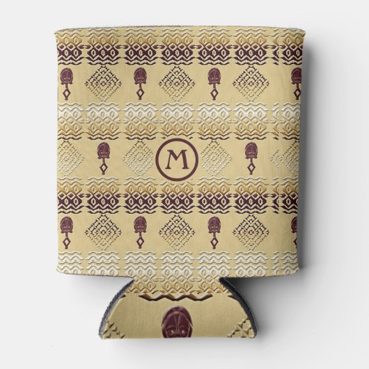 Rafraîchisseur Pour Canette Motif ethnique afro-ethnique tribal. peut refroidi (Devant)