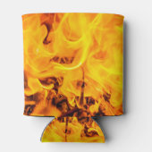 Rafraîchisseur Pour Canette Motif Feu Et Flames (Dos)