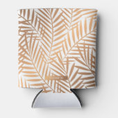Rafraîchisseur Pour Canette Motif feuille de palmier d'or (Devant)