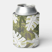 Rafraîchisseur Pour Canette Motif Feuille tropical dynamique (Can devant)