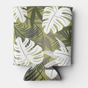 Rafraîchisseur Pour Canette Motif Feuille tropical dynamique