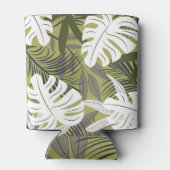 Rafraîchisseur Pour Canette Motif Feuille tropical dynamique (Dos)