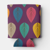 Rafraîchisseur Pour Canette Motif Feuilles d'automne (Dos)