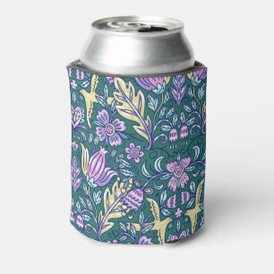 Rafraîchisseur Pour Canette Motif Fleurs et Oiseaux de Style Antique