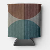 Rafraîchisseur Pour Canette motif géométrique Abstrait. (Devant)