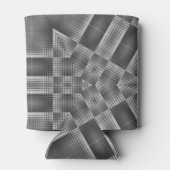 Rafraîchisseur Pour Canette Motif géométrique gris (Dos)