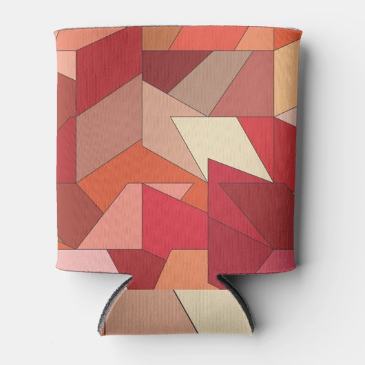 Rafraîchisseur Pour Canette Motif géométrique moderne (Devant)