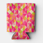 Rafraîchisseur Pour Canette Motif géométrique triangles (Devant)