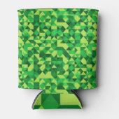 Rafraîchisseur Pour Canette Motif géométrique vert de la Saint-Patrick (Devant)