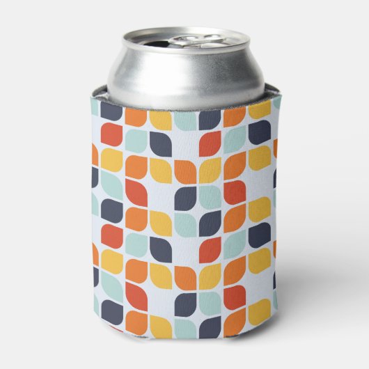 Rafraîchisseur Pour Canette Motif géométrique vintage (Can devant)