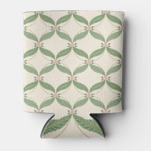 Rafraîchisseur Pour Canette Motif Grille Fleurs Feuilles simples
