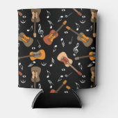 Rafraîchisseur Pour Canette Motif Guitare Music Notes (Devant)