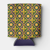 Rafraîchisseur Pour Canette Motif mardi à la fleur de lis dorée (Devant)