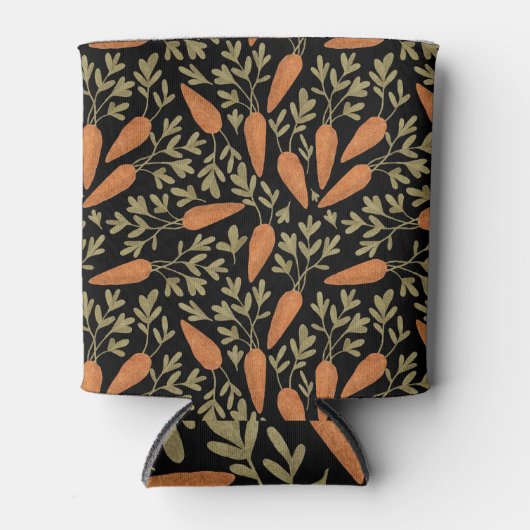 Rafraîchisseur Pour Canette Motif mignon à main de carottes (Devant)