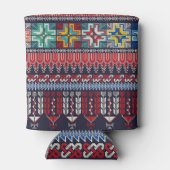 Rafraîchisseur Pour Canette Motif Motif Palestinien Broderie. (Dos)