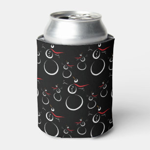 Rafraîchisseur Pour Canette Motif motoneige d'hiver mignon noir