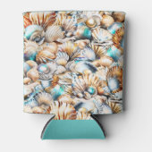 Rafraîchisseur Pour Canette Motif nautique iridescendant en nacelle marine (Devant)