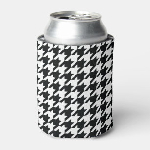 Rafraîchisseur Pour Canette Motif noir blanc de Houndstooth