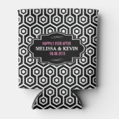 Rafraîchisseur Pour Canette Motif octogonal moderne géométrique (Devant)