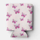 Rafraîchisseur Pour Canette Motif papillon rose mou (Dos)