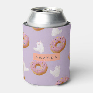 Rafraîchisseur Pour Canette Motif personnalisé Kawaii Pastel Donuts