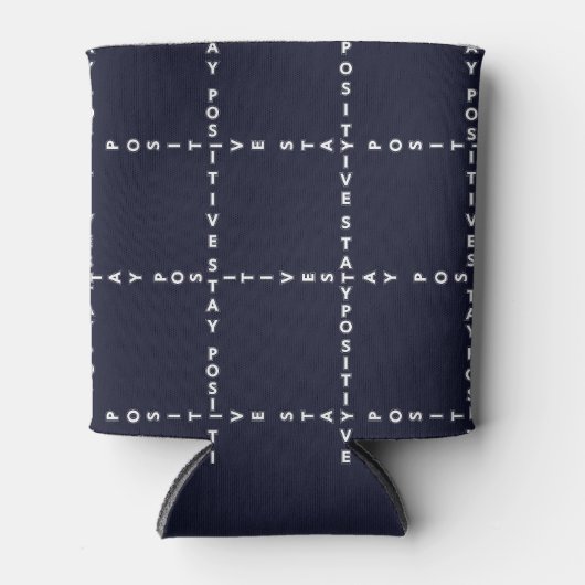 Rafraîchisseur Pour Canette Motif "Positif" branché, contrôle de grille. (Devant)