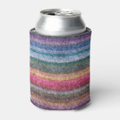 Rafraîchisseur Pour Canette Motif Rainbow Denim (Can devant)