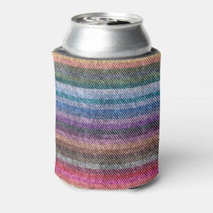 Rafraîchisseur Pour Canette Motif Rainbow Denim