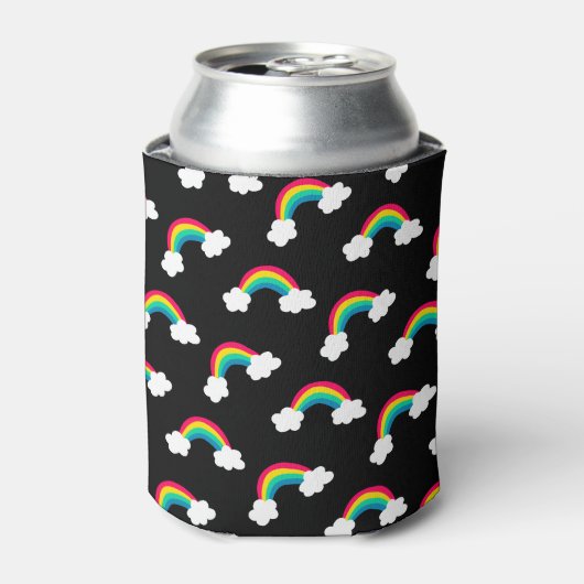 Rafraîchisseur Pour Canette Motif Rainbows couleur mignon (Can devant)