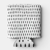 Rafraîchisseur Pour Canette Motif rayé noir et blanc : dessiné à la main (Dos)