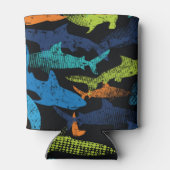 Rafraîchisseur Pour Canette Motif requin, urbain moderne (Dos)