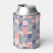 Rafraîchisseur Pour Canette Motif rétro Rose gris sans joint (Can devant)