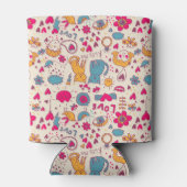 Rafraîchisseur Pour Canette Motif romantique coloré (Dos)