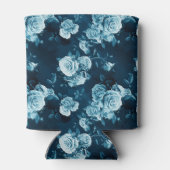 Rafraîchisseur Pour Canette Motif Rose bleu classique (Dos)