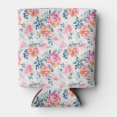 Rafraîchisseur Pour Canette Motif Rose peint (Devant)