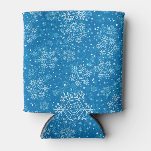 Rafraîchisseur Pour Canette Motif Snowflake (Devant)