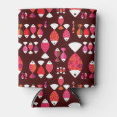 Rafraîchisseur Pour Canette motif sous-marin de poisson rétro Abstrait (Devant)