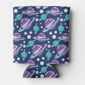 Rafraîchisseur Pour Canette Motif spatial, Planètes, Étoiles, Galaxie, Cosmos (Devant)