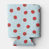 Rafraîchisseur Pour Canette Motif tomate avec pois bleu arrière - plan (Dos)